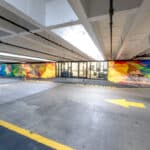 Image of the parking lot