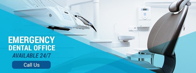 Emergency dental office available 24/7 with modern treatment chair and equipment in Seattle.