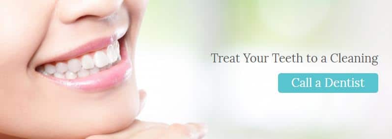 Contact a Dentist for teeth cleaning