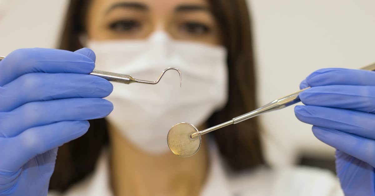image of dental cleaning tools