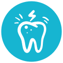 icon of an enflamed tooth