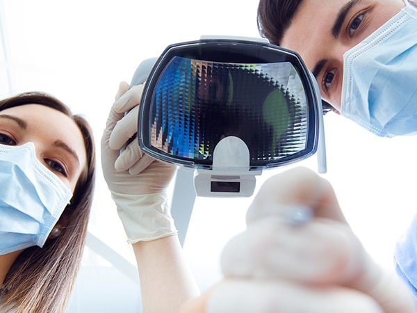 image of a dental examination