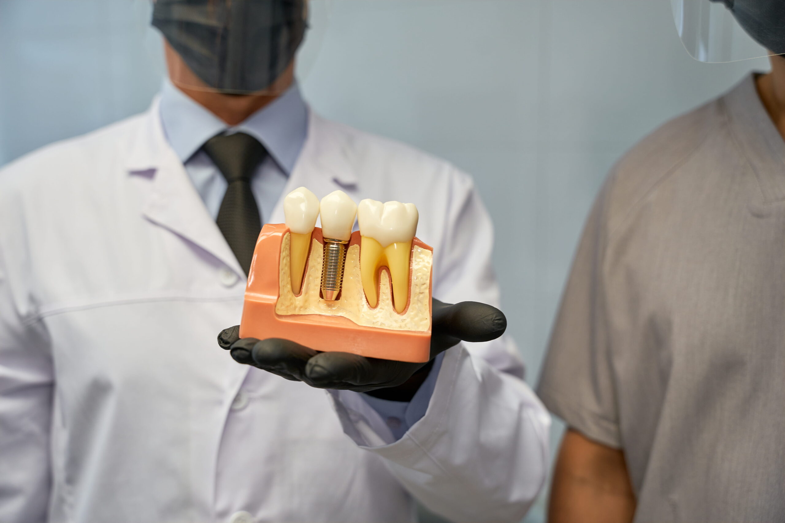dental implant candidacy with a patient at a Seattle dental office