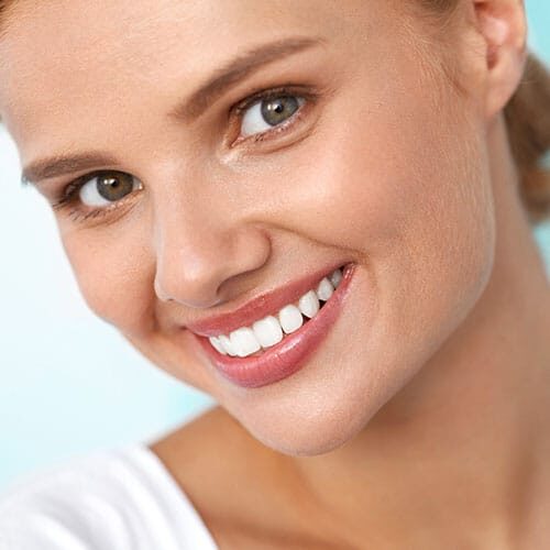 Image of a woman with a white smile